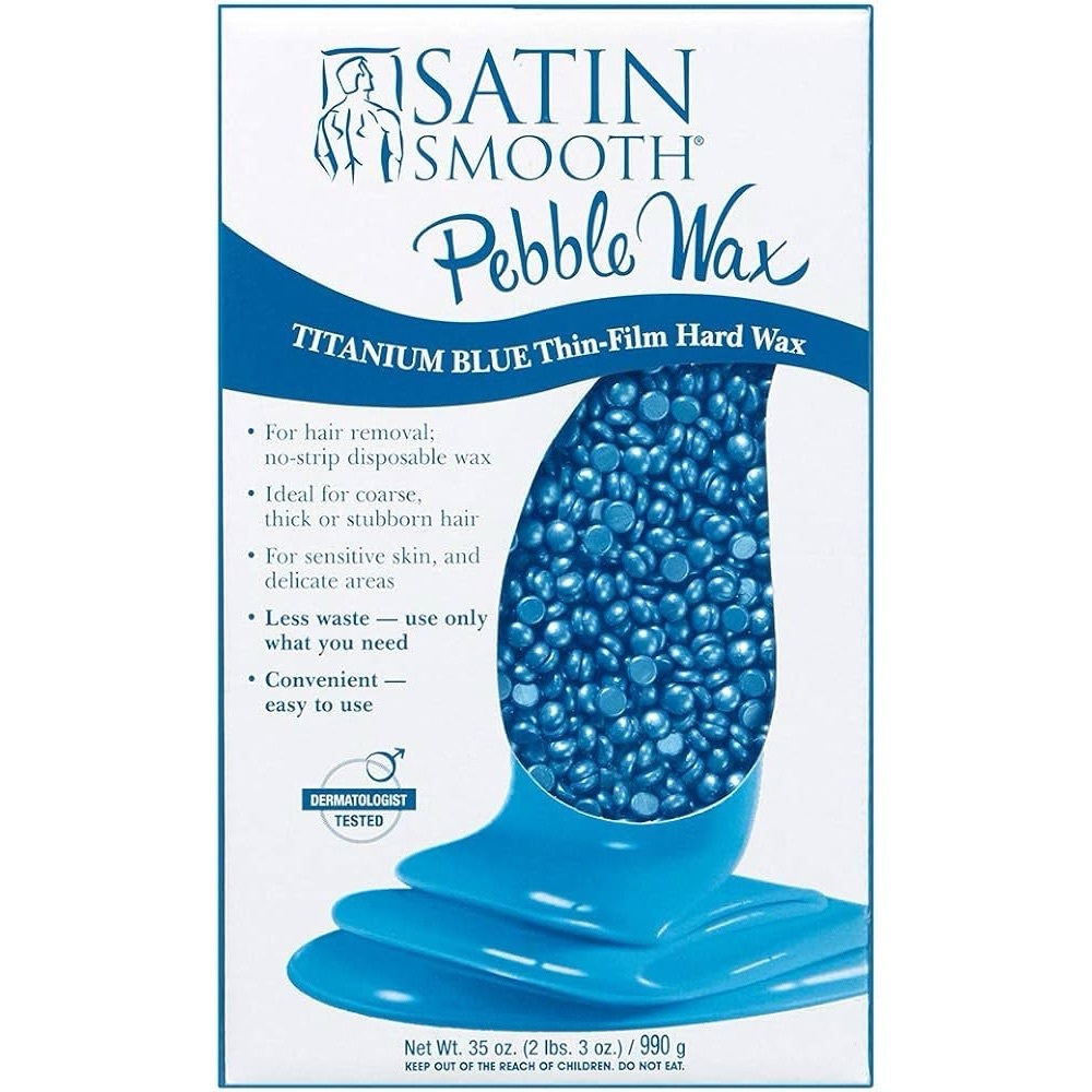 TITANIUM BLUE THIN FILM PEBBLE WAX